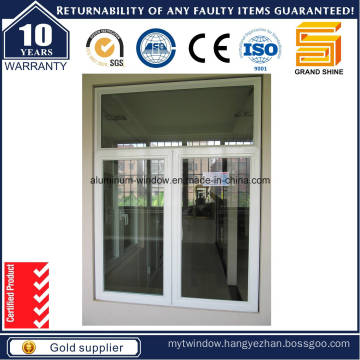 Double Panel Outside Opening Aluminum Casement Window